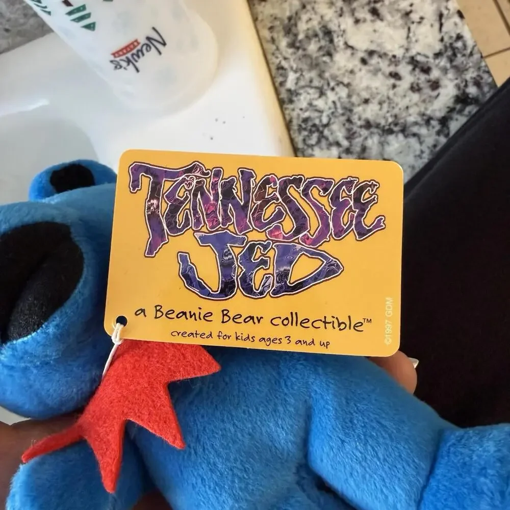Vintage 90s RARE Grateful Dead Bear Plush -‎ TENNESSEE JED - 1st Gen 1997 - NWT